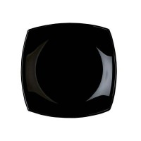 Тарелка Luminarc QUADRATO BLACK /190мм десерт Н3670