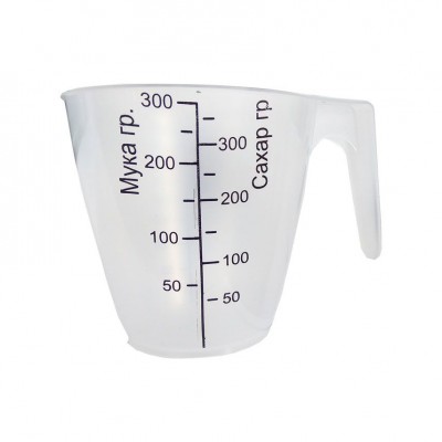 Пластиковый стакан мерный 400мл.