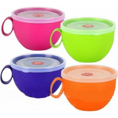 Пластиковая кружка с крышкой 0.5 л Алеана