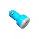Зарядка автомобильная (2 USB 2.1A/1A) разные цвета