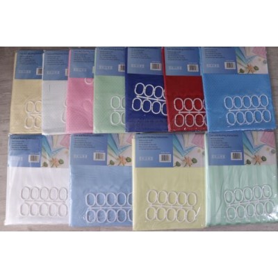 Шторы для ванной комнаты однотонные из полиэстра 170*190 Шторы для ванной комнаты однотонные из полиэстра 170*190