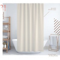 Штора для ванной Тропик 180*200 см, однотонная, цвета в ассортименте 