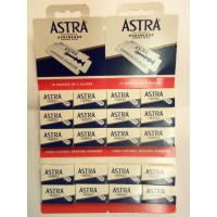 Лезвия для бритья "Astra stainless steel", упаковка 20 по 5 лезвий