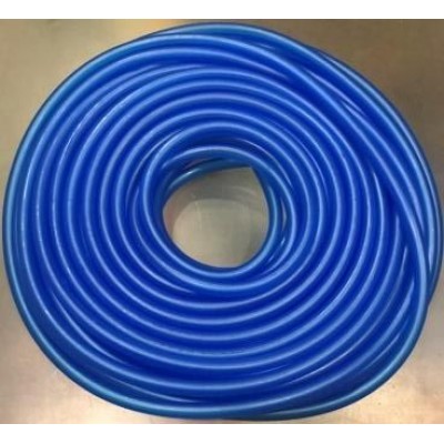 Бензошланг 4мм резиновый силикон синий 20 метров