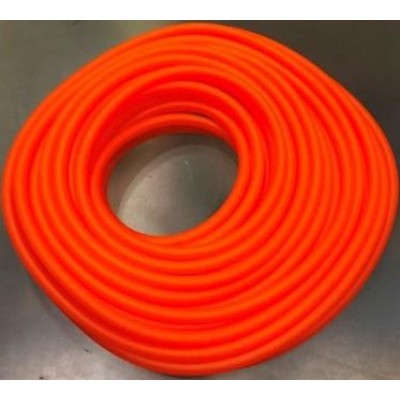 Бензошланг 4мм резиновый силикон оранжевый 20 метров
