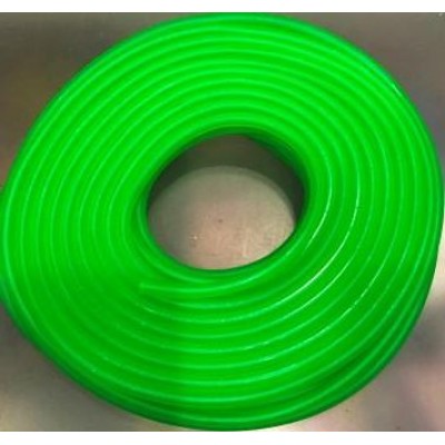 Бензошланг 4мм резиновый силикон зелёный 20 метров