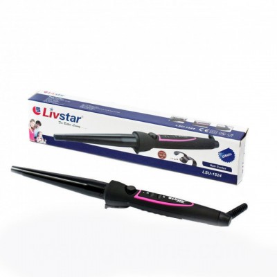 Конусная плойка для волос LivStar LSU-1524, Прибор для укладки волос, Щипцы, Гофре для прикорневого объема