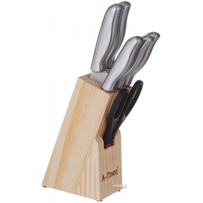 Кухонные ножи и подставки А-plus KF-1006