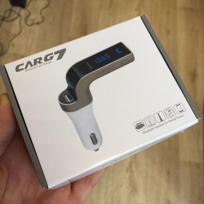 FM трансмиттеры автомобильные  / fm CarG7, 2 usb + громкая связь, Bluetooth