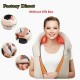 Роликовый массажер для тела Massager of neck kneading, Массажер-пояс шиацу для спины, шеи и плеч с подогревом