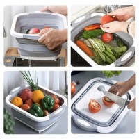 Кухонная Разделочная Доска для Мытья и Резки Овощей