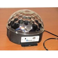 Диско шар Bluetooth MP3 LED Crystall Magic Ball Light светомузыка с пультом