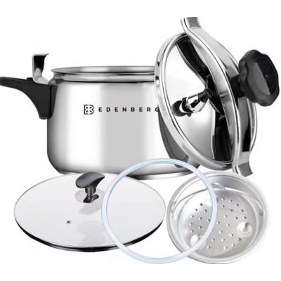 Скороварка-пароварка с крышкой Edenberg EB-3768 на 5 литров Скороварка-пароварка с крышкой Edenberg EB-3768 на 5 литров
