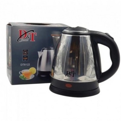 Электрический дисковый чайник DT-8122 1.2 л 1500 ВТ металлический