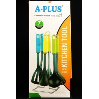 Кухонный Набор 7 Предметов С Деревянными Ручками 0227