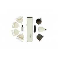 Набор для стрижки Gemei (GM-586) 4 насадки + аккумуляторный триммер Белый