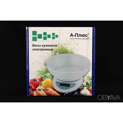Весы кухонные A-Plus AP-1681 Весы кухонные A-Plus AP-1681
