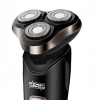 Электробритва DSP 60017 стайлер 4 в 1 роторная, аккумуляторная, 5 Вт с USB заряжанием, черная (60017)