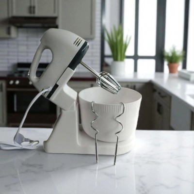 Кухонный миксер Crownberg CB-7320 настольный с подставкой и чашей, 7 скоростей