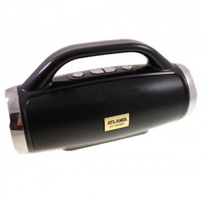 Портативная Bluetooth колонка с FM и MP3 12W Atlanfa AT-1829BT Black