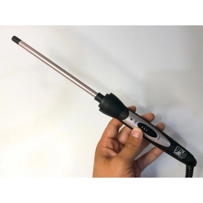 Тонкая плойка для афро кучеров Promotec PM-1236 диаметр 10мм Черная