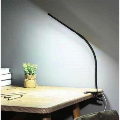 Настольная лампа LAMP 206 на прищепке USB 24 LED светодиодная Черная