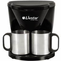 Кавоварка на 2 чашки LivStar, 450 Ватт (1189-LSU) Кавоварка на 2 чашки LivStar, 450 Ватт (1189-LSU)