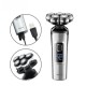 Мужская электробритва VGR V-385, роторная, с плавающими головками и дисплеем, Серый