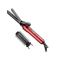 Плойка для Волос GEMEI GM-2906 щипцы + насадка-щетка для волос Плойка для Волос GEMEI GM-2906 щипцы + насадка-щетка для волос