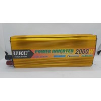 Автомобильный инвертор UKC SSK-2000W 12v-220v модифицированная синусоида