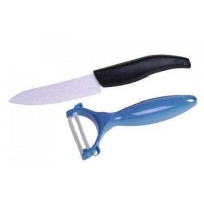 Нож керамический плюс овощерезка кухонные керамические 2 в 1 Ceramic Slice TV Shop Нож керамический плюс овощерезка кухонные керамические 2 в 1 Ceramic Slice TV Shop