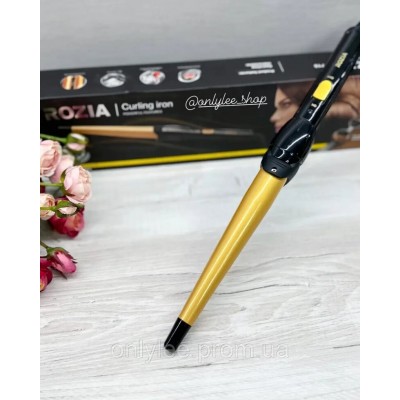 Конусная плойка для волос Rozia HR-713 с керамическим покрытием