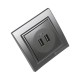 Розетка USB (2 порта) 2 A Enzo Серебряный камень