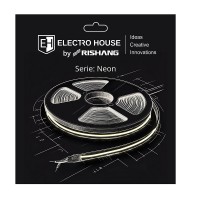 LED неоновая лента 10Вт 12В 6х12 мм, SMD2835 120 диодов, 230 Лм, теплый белый 3000K, серия Neon Electro House by Rishang
