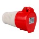 Силовой штепсельный разъем 5x16 (переносной)/3P+PE+N/16 А/380 – 415 В/IP44
