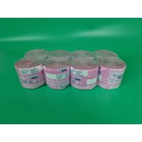 Бумага туалетная без втулки розовый 