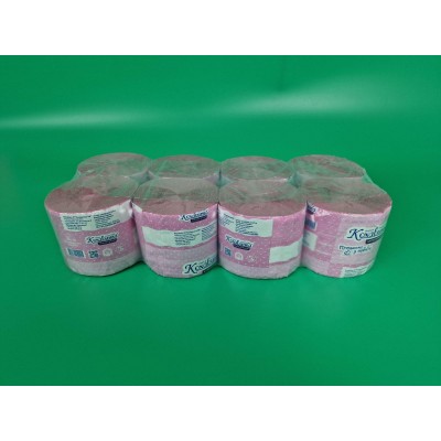 Бумага туалетная без втулки розовый 