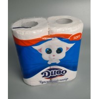 Бумага туалетная  белая (а4) Диво SOFT (1 пачка)