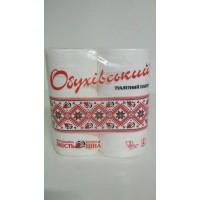 Туалетная бумага двухслойная ОБУХОВСКАЯ 4 рулона в упаковке (1 пачка) Туалетная бумага двухслойная ОБУХОВСКАЯ 4 рулона в упаковке (1 пачка)