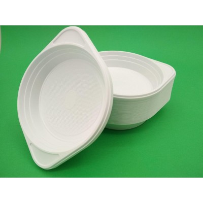 Одноразовая тарелка для первых блюд объем 350 мл (100 шт)