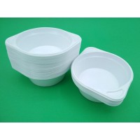 Одноразовая тарелка для первых блюд обьем 500 мл Эко  (100 шт)