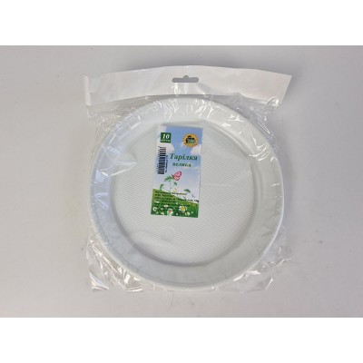 Тарелка большая 1 секция (10шт) ТМ Тарелка большая 1 секция (10шт) ТМ