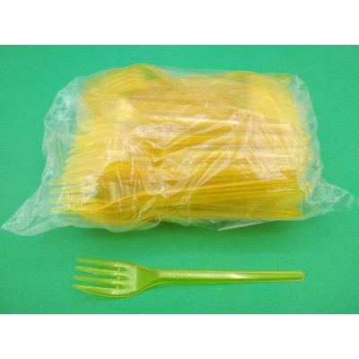 Вилка  «Super» желтая   Юнита (100 шт)
