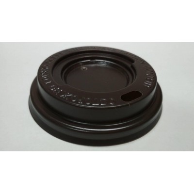 Крышка на стакан  бумажный  Ф72 (гар) коричневая Харьков  (100 шт)