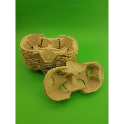 Держатель  бумажный для 2-х (двух )  стаканов (холдер) (100 шт)