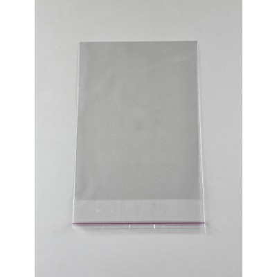 Пакет прозрачный полипропиленовый размер 15*20+4/25мк + скотч (1000 шт)