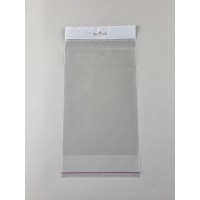 Пакет прозрачный полипропиленовый размер 15*23,5+4/25мк + скотч (+ еврослот3,5) (1000 шт)