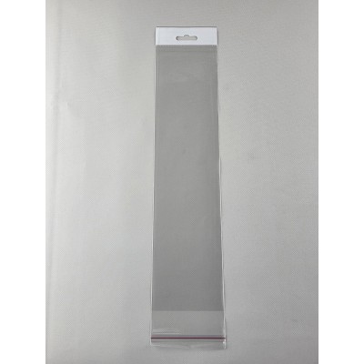 Пакет прозрачный полипропиленовый + скотчк  9*36,5+3/25мк +скотч(+еврослот3,5) (1000 шт)