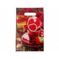 Пакет с прорезной ручкой размер 21*30 