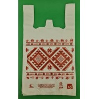 Пакет майка полиэтиленовая 34*58 Вышиванка (5цветов) Комсерв (100 шт)